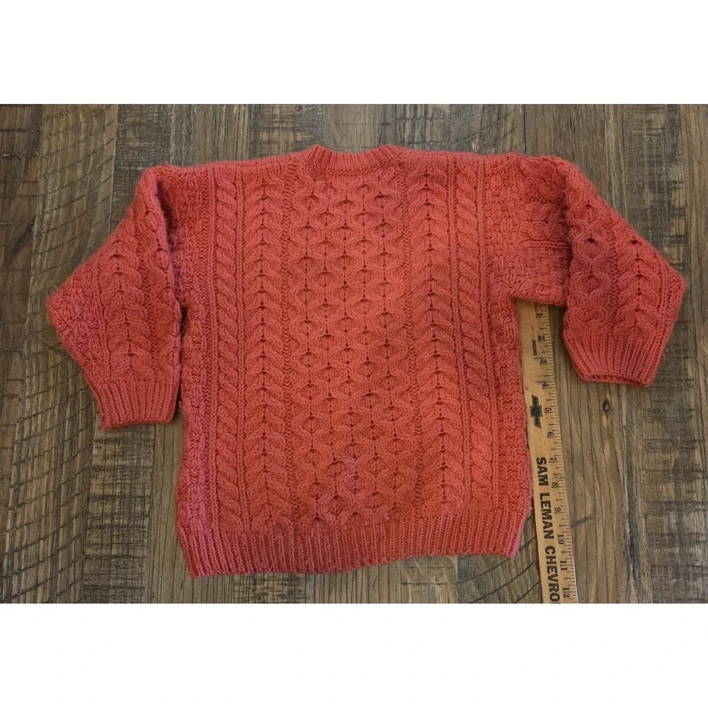 Irish childs soft wool sweater, Merin wool sweater,  Unisex